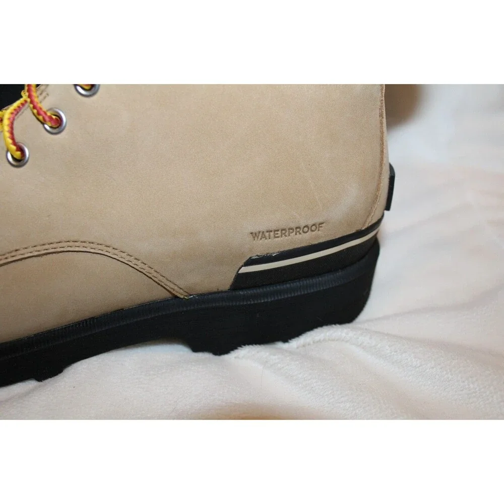 NIB Men's Sorel Leather Boots‎ Waterproof Rain Work Hiking Boots